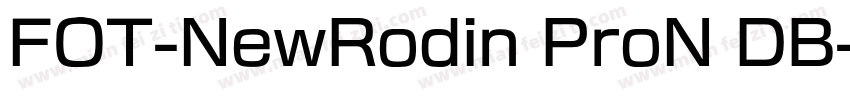 FOT-NewRodin ProN DB字体转换